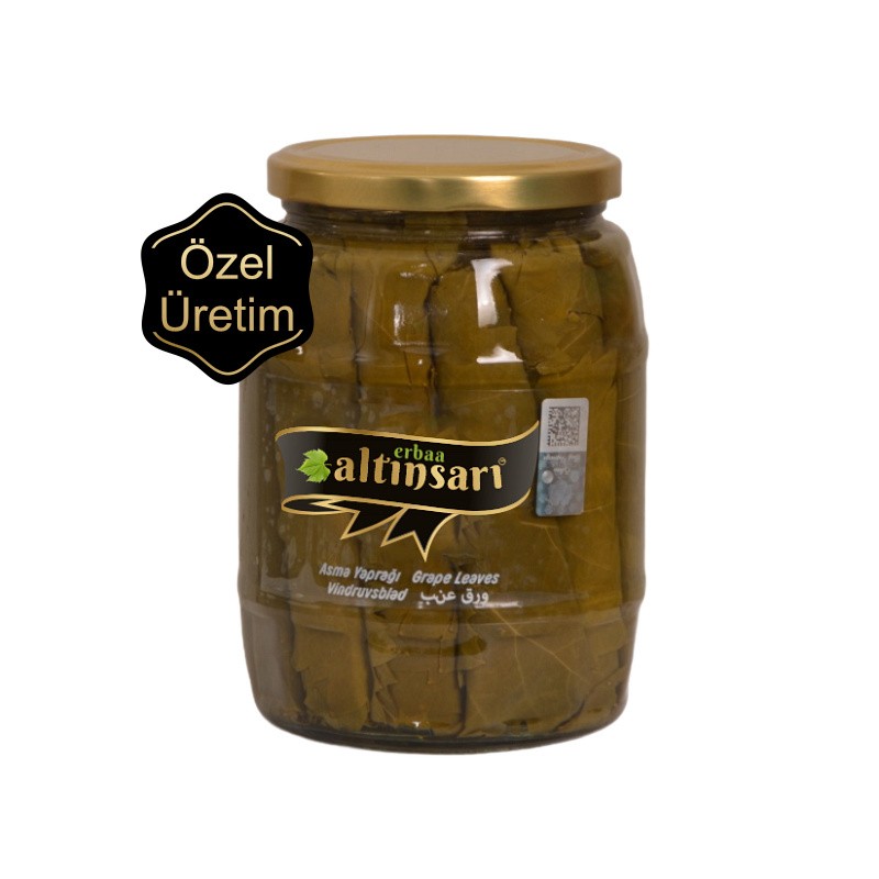 Erbaa Salamura Asma Yaprağı 500gr Cam Kavanoz